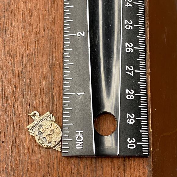 Vintage Bates & Klinke 925 Sterling "Old Man of The Mountains NH" Pendant Charm - Picture 3 of 3